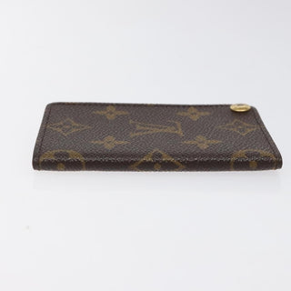 Louis Vuitton Porte Cartes Pression Card Case Monogram Canvas