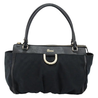 Gucci D-Ring Shoulder Bag GG Canvas