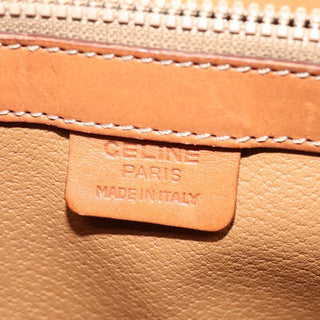 Celine Vintage Convertible Top Handle Bag Macadam Coated Canvas