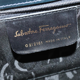 Salvatore Ferragamo Gancini Convertible Top Handle Bag Leather