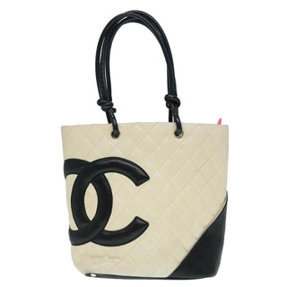 Chanel Cambon Tote Quilted Leather