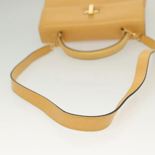Celine Vintage Convertible Turnlock Top Handle Bag Leather