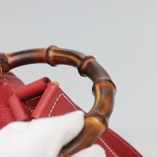 Gucci Bamboo Tassel Backpack Suede