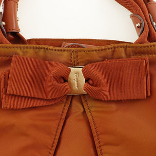 Salvatore Ferragamo Vara bow tote Nylon