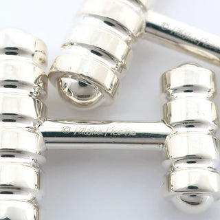 Tiffany & Co. Paloma Picasso Groove Cufflinks Silver