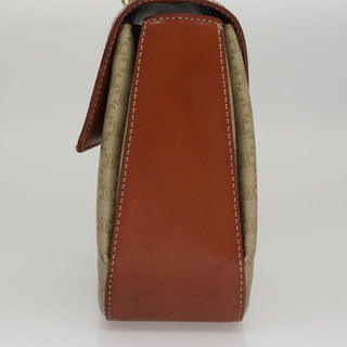 Celine Vintage Convertible Top Handle Bag Macadam Coated Canvas