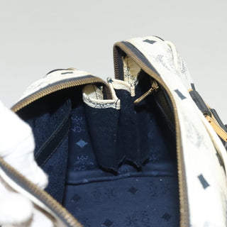 MCM Visetos Handbag Canvas and Leather