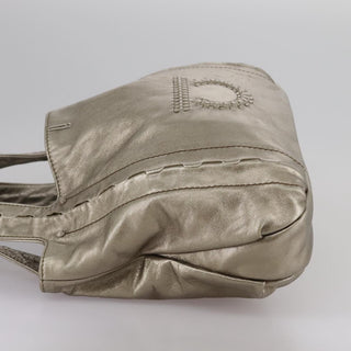 Salvatore Ferragamo Gancini Shoulder Bag Leather