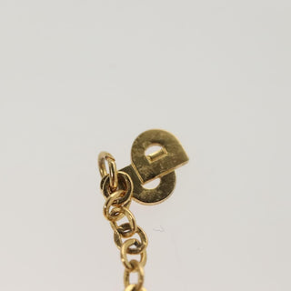 Christian Dior CD Pendant Necklace Metal and Crystals