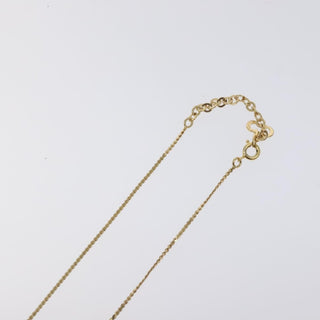 Christian Dior CD Pendant Necklace Metal and Crystals