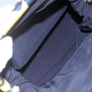 Chanel Vintage Frame Shoulder Bag Printed Canvas