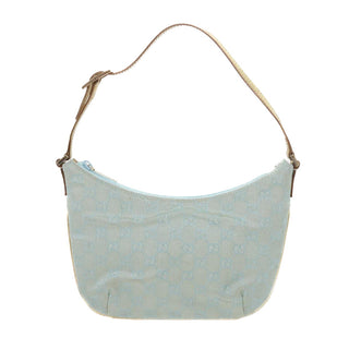 Gucci Vintage Pochette Shoulder Bag GG Canvas