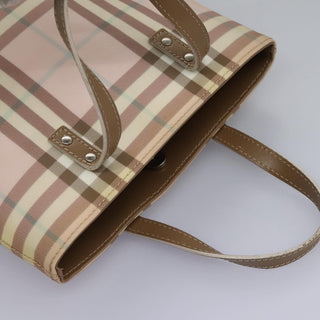 Burberry Nova Check Tote Canvas and Leather