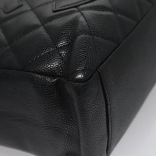 Chanel Petite Shopping Tote Quilted Caviar