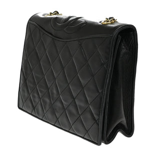 Chanel Vintage CC Full Flap Bag Quilted Lambskin