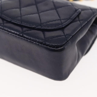 Chanel Square Classic Single Flap Top Handle Bag Quilted Lambskin