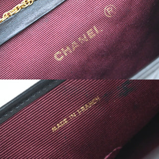 Chanel Vintage Round Flap Bag Quilted Lambskin