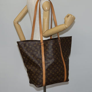 Louis Vuitton Shopping Sac Handbag Monogram Canvas