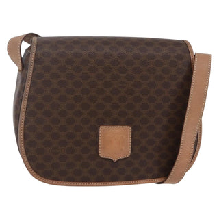 Celine Macadam Shoulder Bag PVC Leather