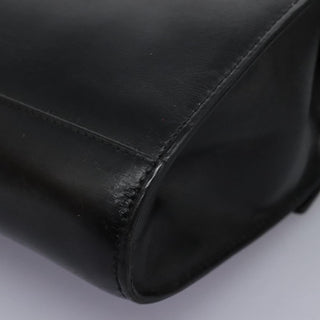 Celine Vintage Circle Logo Crossbody Bag Leather