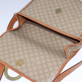 Celine Vintage Macadam Shoulder Bag Canvas