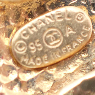 Chanel Vintage Round CC Clip-On Earrings Metal