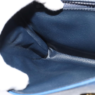 Celine Vintage Circle Logo Crossbody Bag Leather