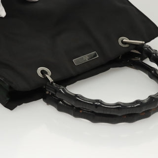 Gucci Vintage Bamboo Handle Tote Nylon