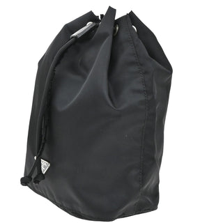 Prada Drawstring Wristlet Bucket Bag Tessuto