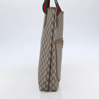 Gucci Vintage Web Strap Tote GG Coated Canvas