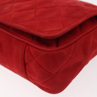 Chanel Vintage Tassel Full Flap Shoulder Bag Quilted Suede