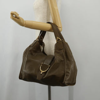 Gucci Soft Stirrup Tote Leather