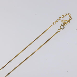 Christian Dior CD Pendant Necklace Gold-plated