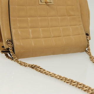 Chanel Chocolate Bar Flap Bag Quilted Lambskin