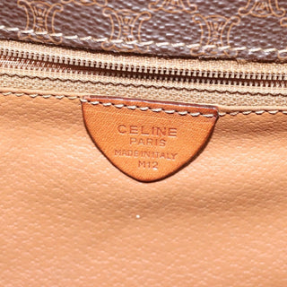 Celine Macadam Shoulder Bag PVC Leather