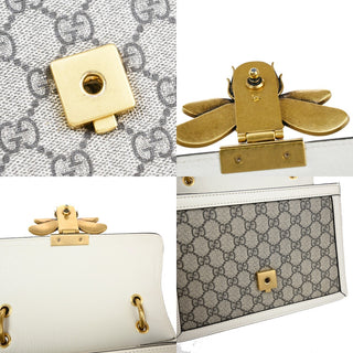 Gucci Queen Margaret Top Handle Bag GG Coated Canvas with Leather