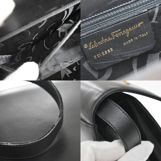 Salvatore Ferragamo Gancini Shoulder Bag Leather