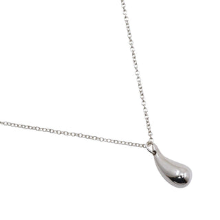 Tiffany & Co. Elsa Peretti Teardrop Pendant Necklace Sterling Silver
