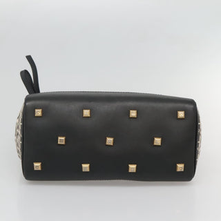 Salvatore Ferragamo Studio Satchel Gancini Jacquard and Leather