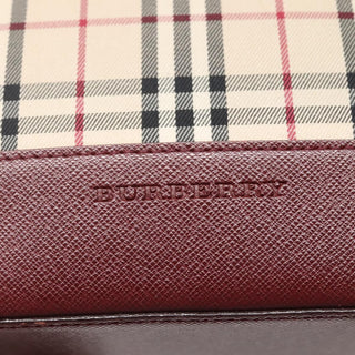 Burberry Nova Check Tote Canvas and Leather