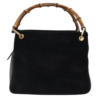 Gucci Bamboo Handle Tote Suede