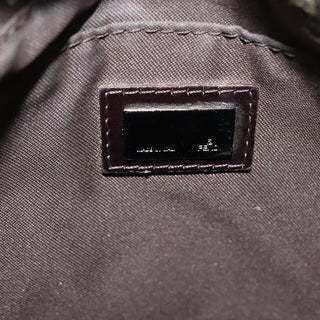 Fendi Mamma Baguette Shoulder Bag Canvas