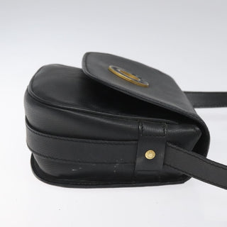 Celine Vintage Circle Logo Crossbody Bag Leather