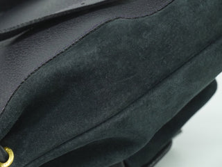 Gucci Vintage Bamboo Backpack Suede