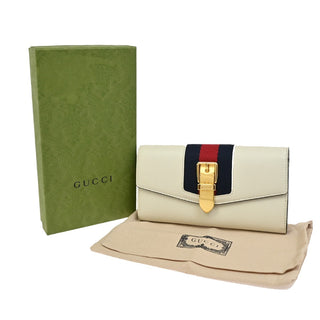 Gucci Sylvie Continental Wallet Leather