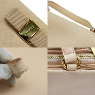 Salvatore Ferragamo Vara Bow Top Handle Convertible Tote Leather