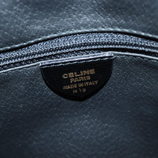 Celine Circle Logo Handbag Leather