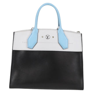 Louis Vuitton City Steamer Handbag Leather