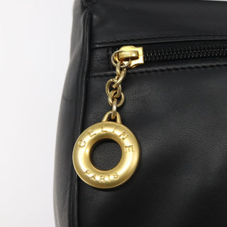 Celine Vintage Circle Logo Crossbody Bag Leather