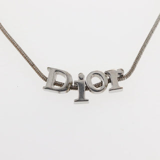 Christian Dior Logo Necklace Metal